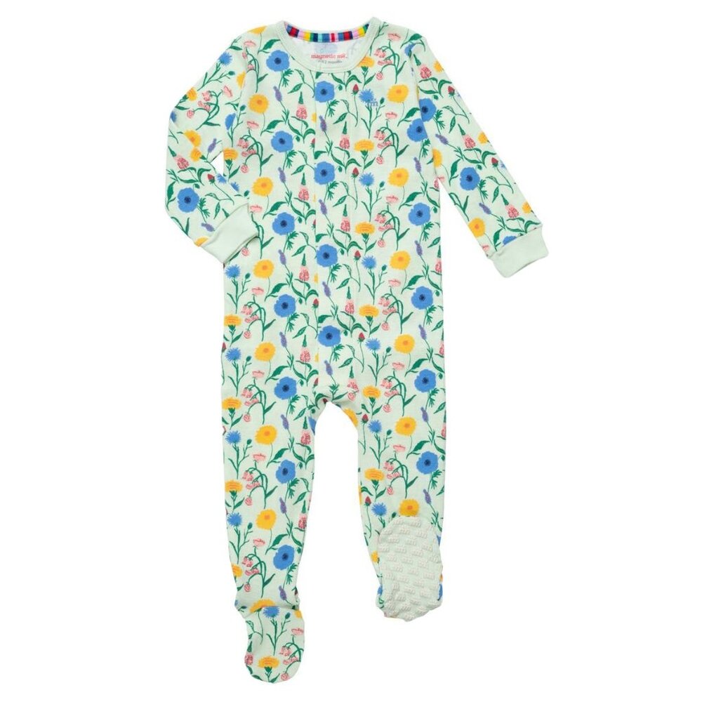 NWT Magnetic Me Organic Cotton Footie Sz 9-12 mos